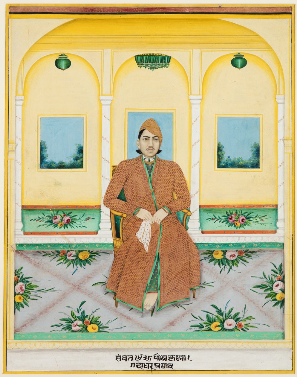 Portrett av Ganadhar Prasad, 181. av Unbekannt