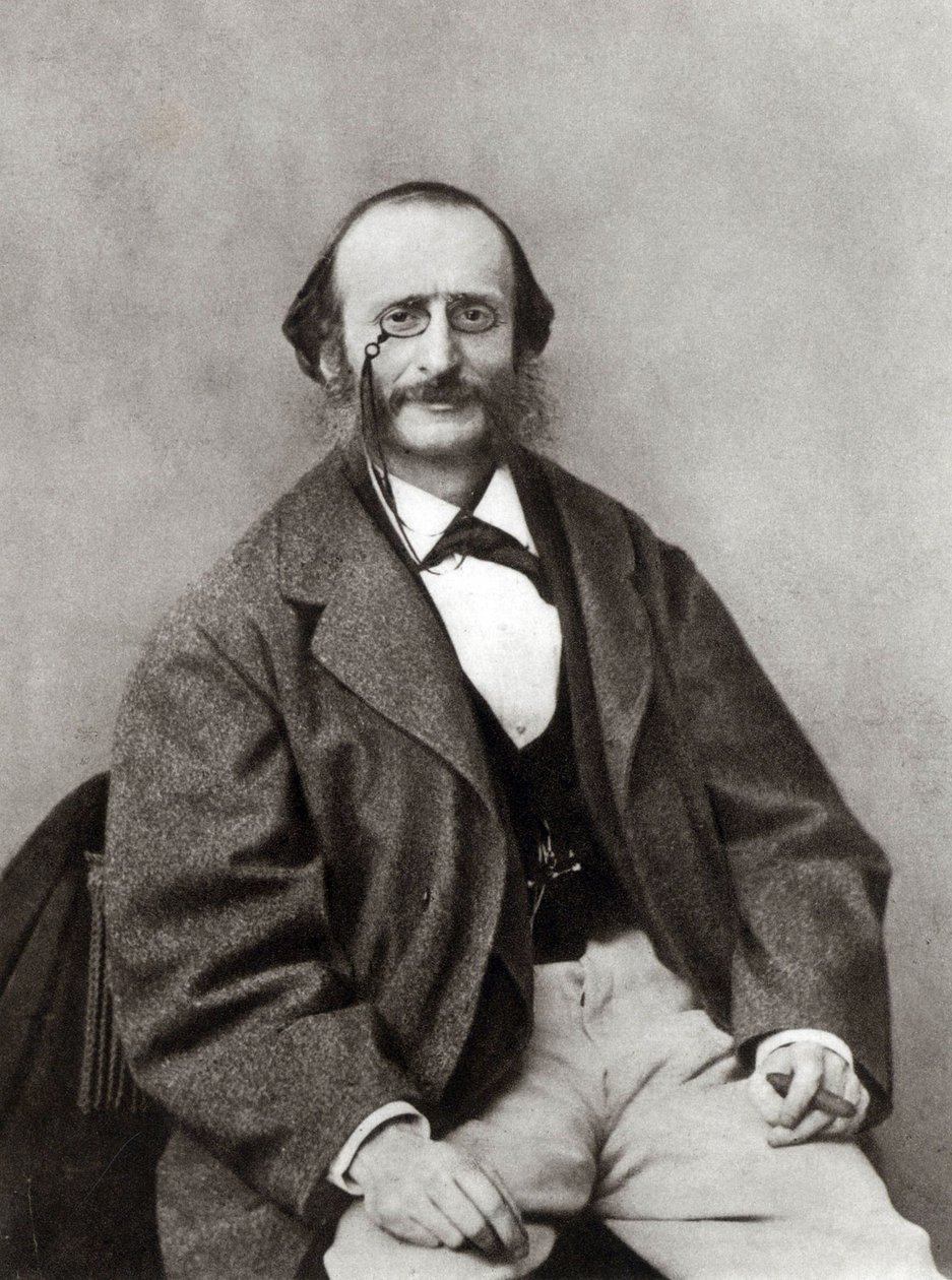 Portrett av Jacques Offenbach 1819-1880, ca 1865. av Unbekannt