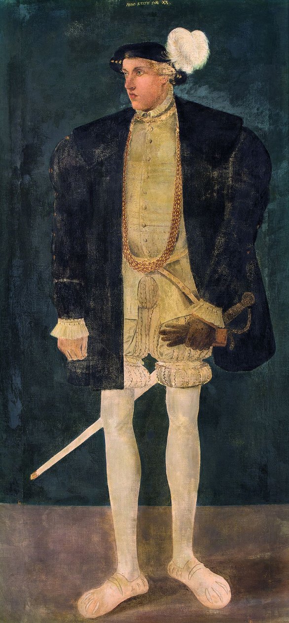 Portrett av Johann V Hanns av Liechtenstein. av Unbekannt