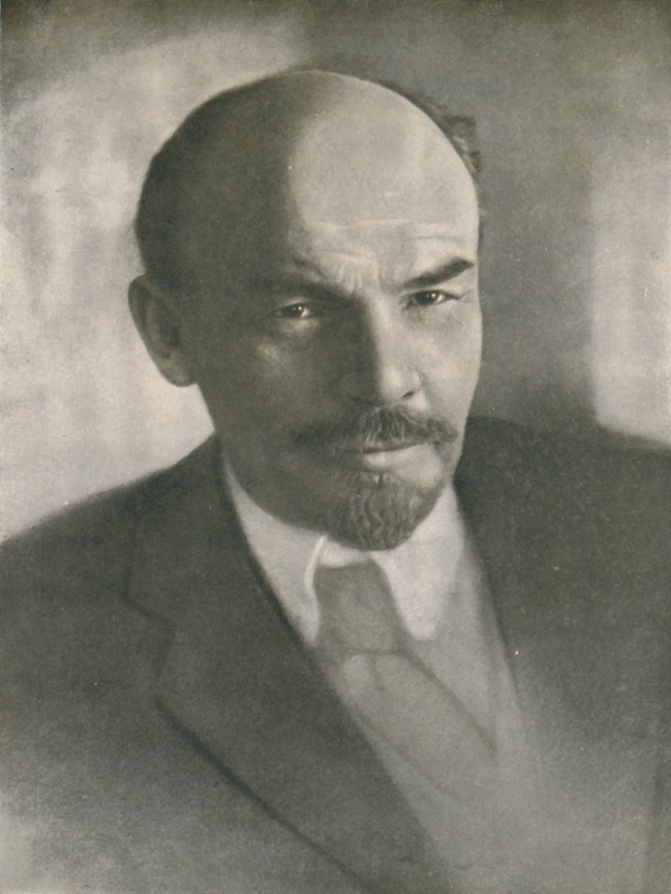 Portrett av Lenin, ca 1920-tallet, 1939. av Unbekannt