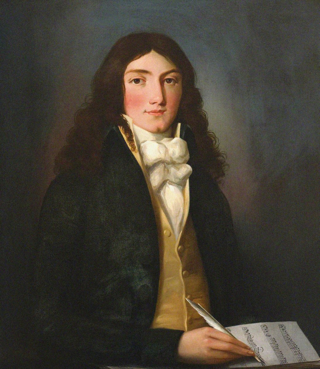 Portrett av Louis Spohr 1784-1859. av Unbekannt
