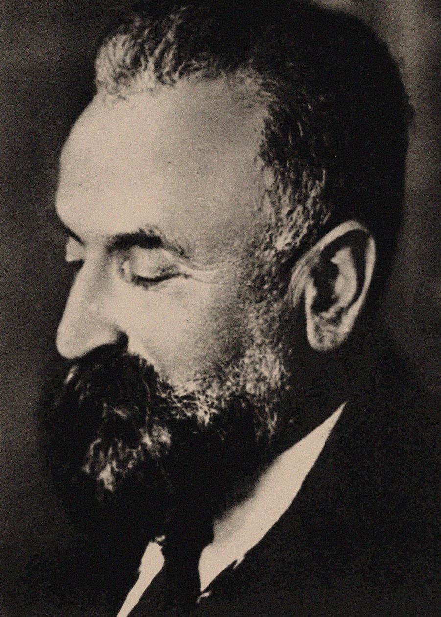 Portrett av Marcel Mauss 1872-1950. av Unbekannt