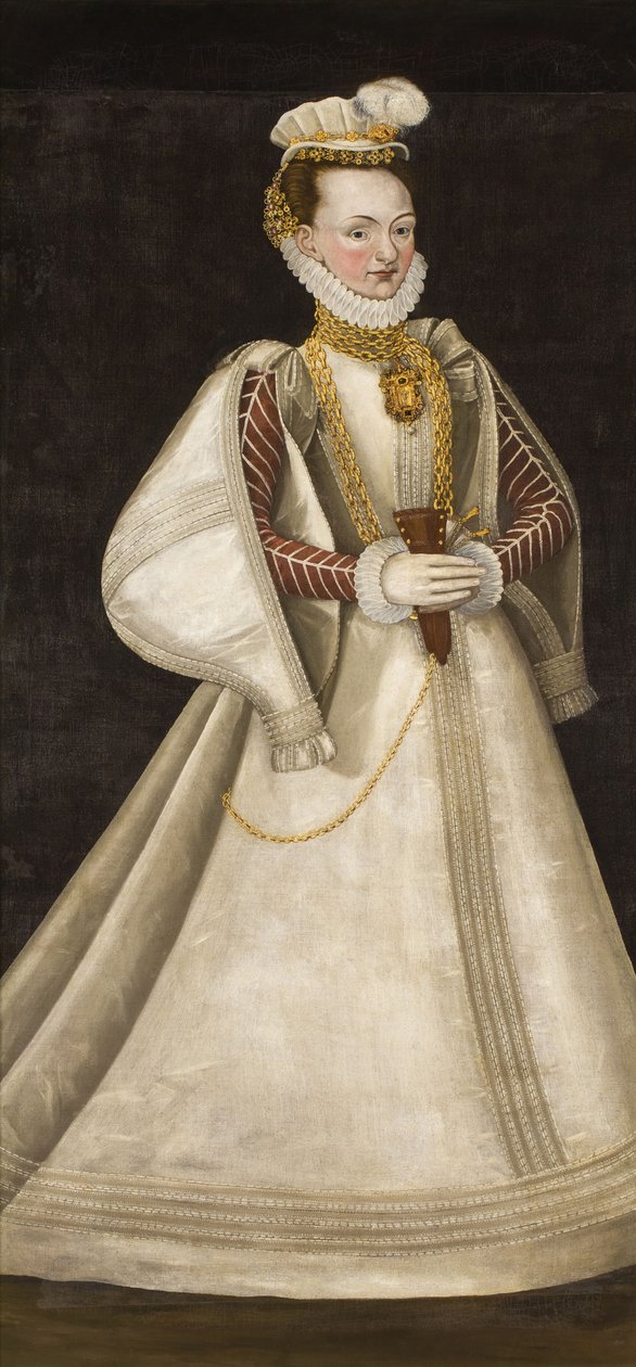 Portrett av Perchta av Rosenberg 1425-1476. av Unbekannt