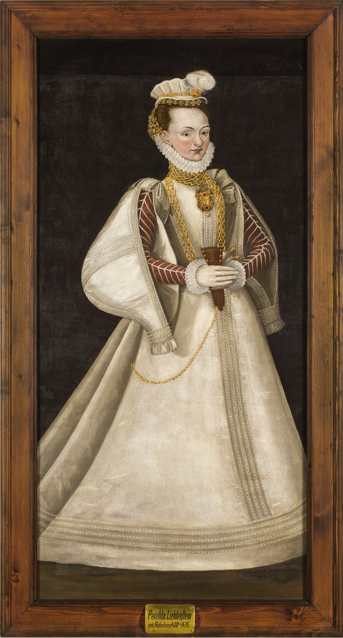 Portrett av Perchta av Rosenberg 1425-1476. av Unbekannt