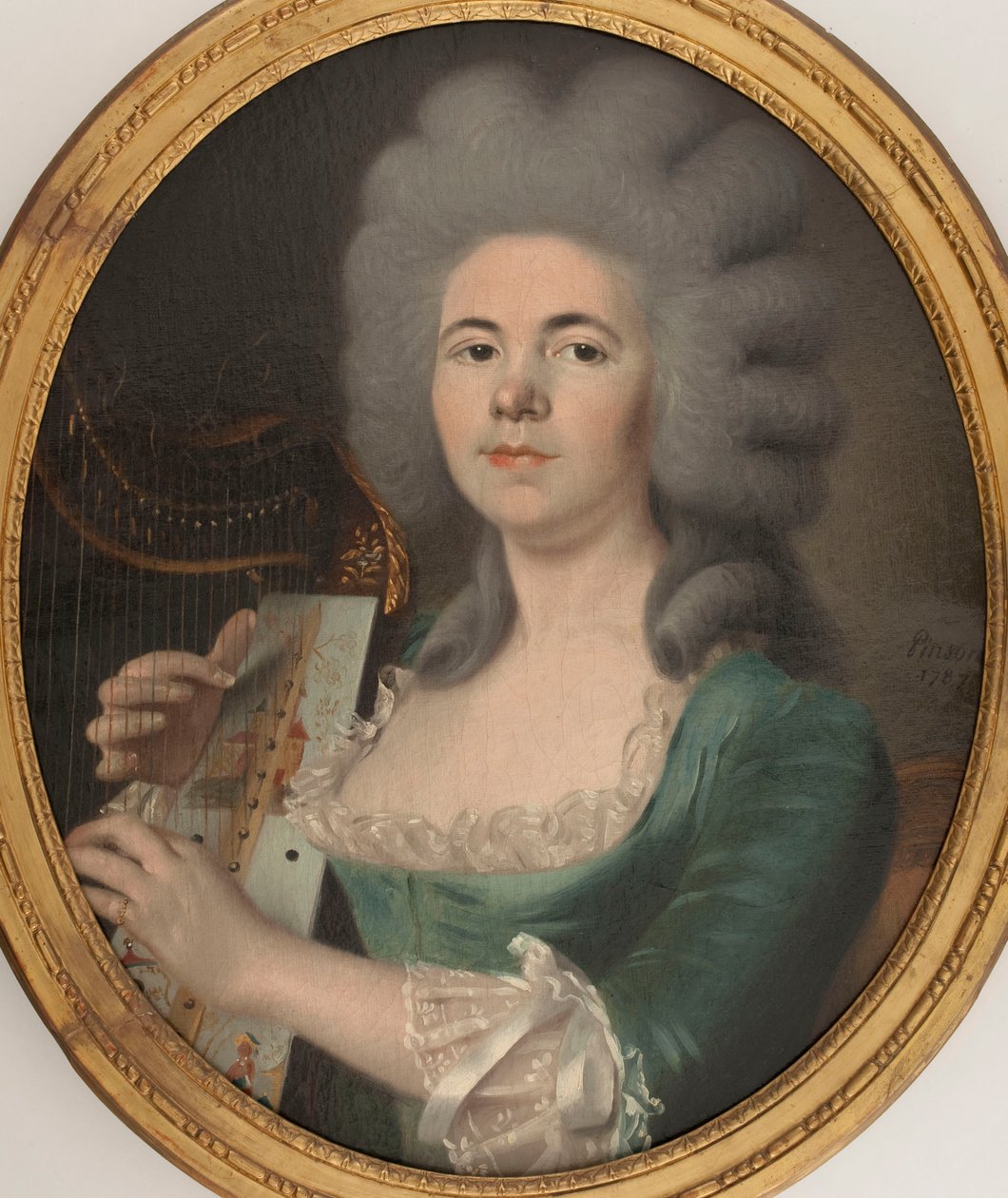 Portrett av Rosalie Dugazon 1755-1821, 1787. av Unbekannt