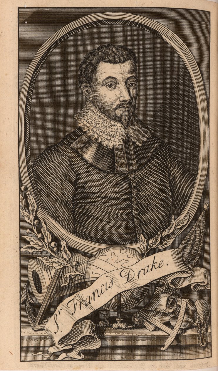 Portrett av Sir Francis Drake, 1741. av Unbekannt