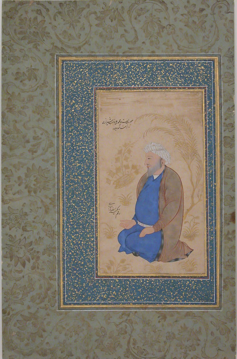 Portrett av Ustad Muhammad Ali, 1600-tallet. av Unbekannt