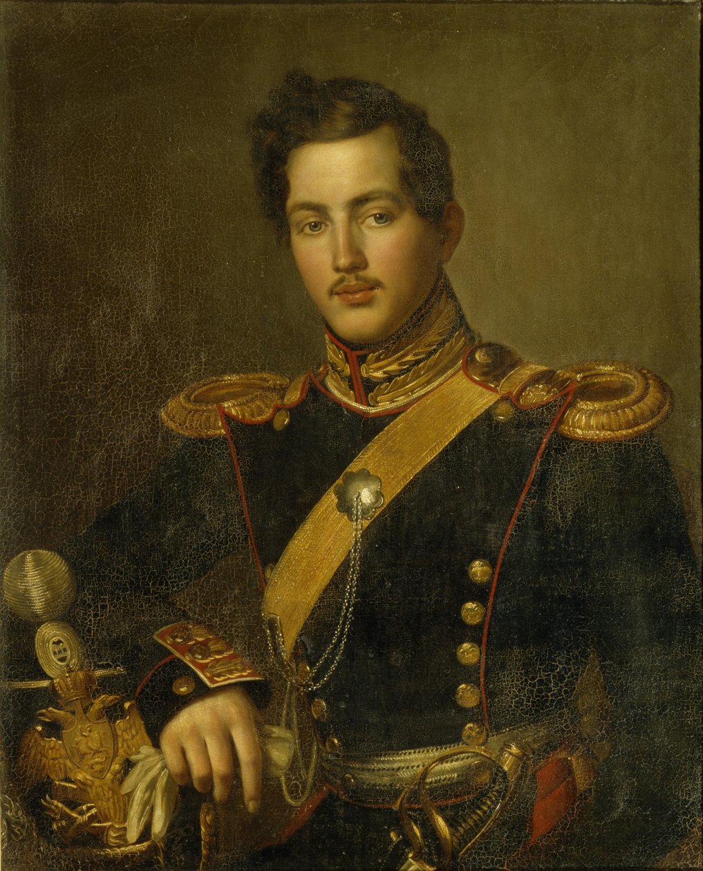 Portrett av Vasily Vasilyevich Zagryazhsky, 1840-tallet av Unbekannt