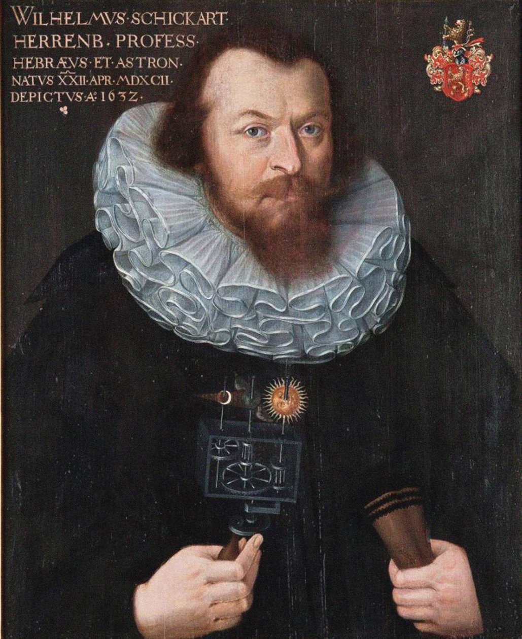 Portrett av Wilhelm Schickard 1592-1635, 1632. av Unbekannt