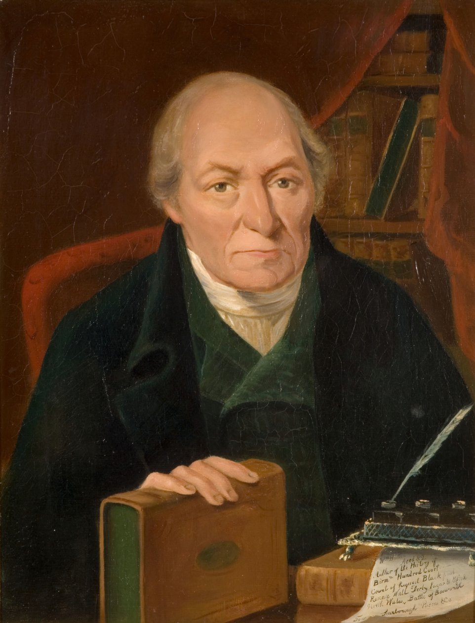 Portrett av William Hutton 1723-1816, 1890. av Unbekannt