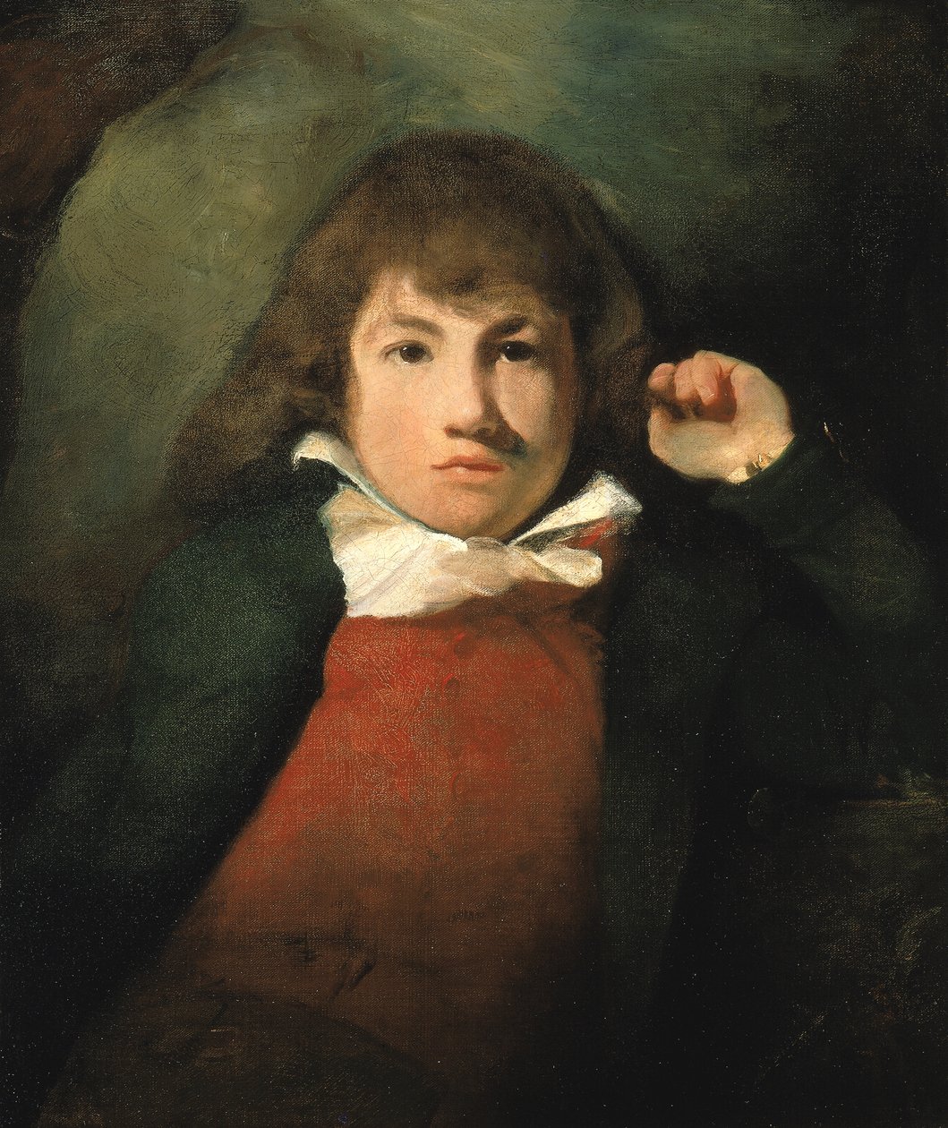 Portrett av en gutt, ca. 1800. av Unbekannt