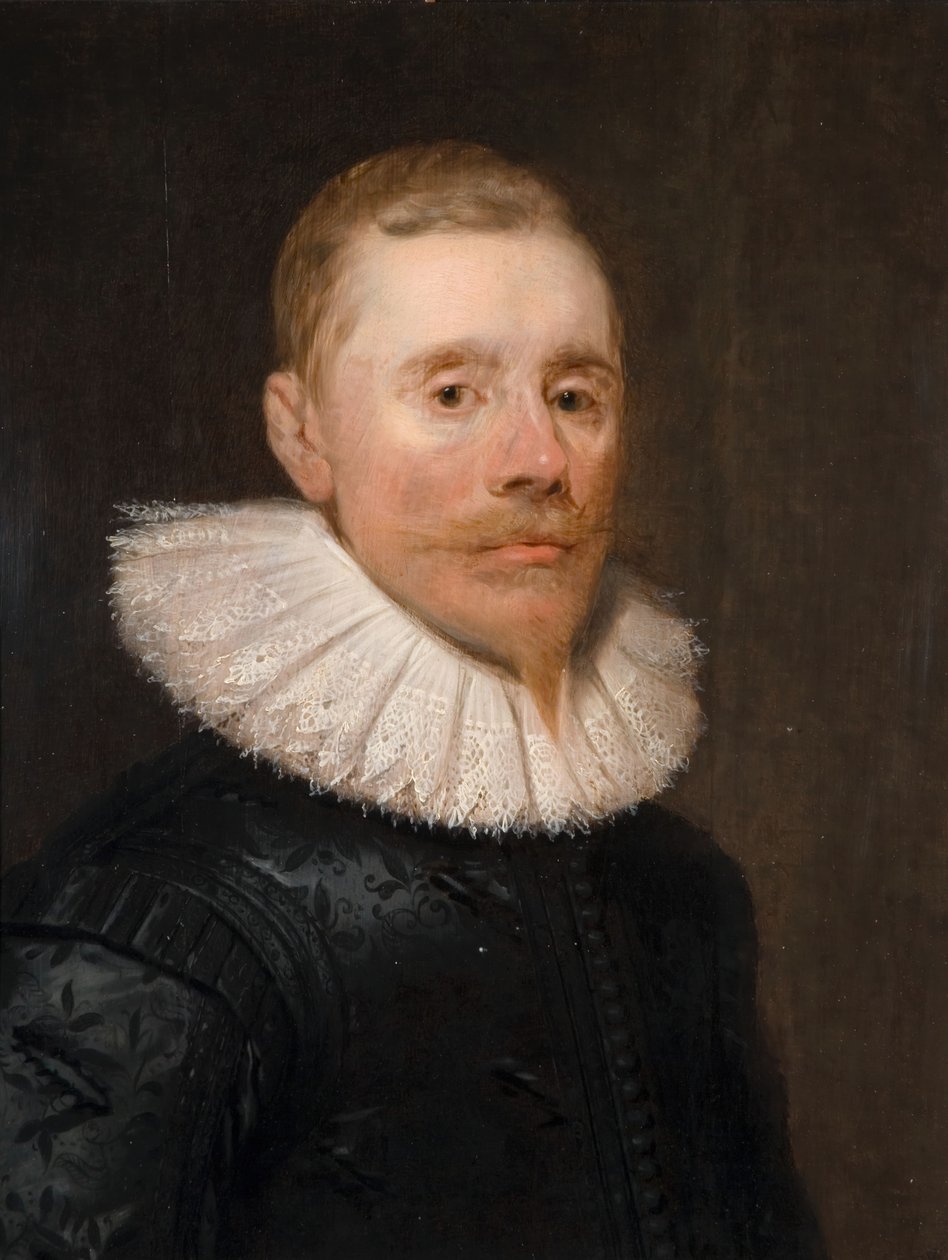 Portrett av en gentleman, 1600-1700. av Unbekannt