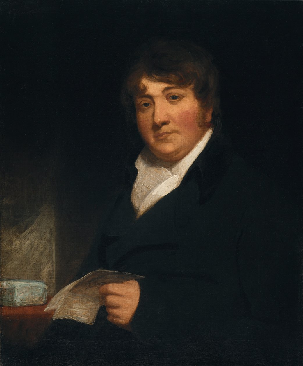 Portrett av en gentleman, ca. 1800. av Unbekannt