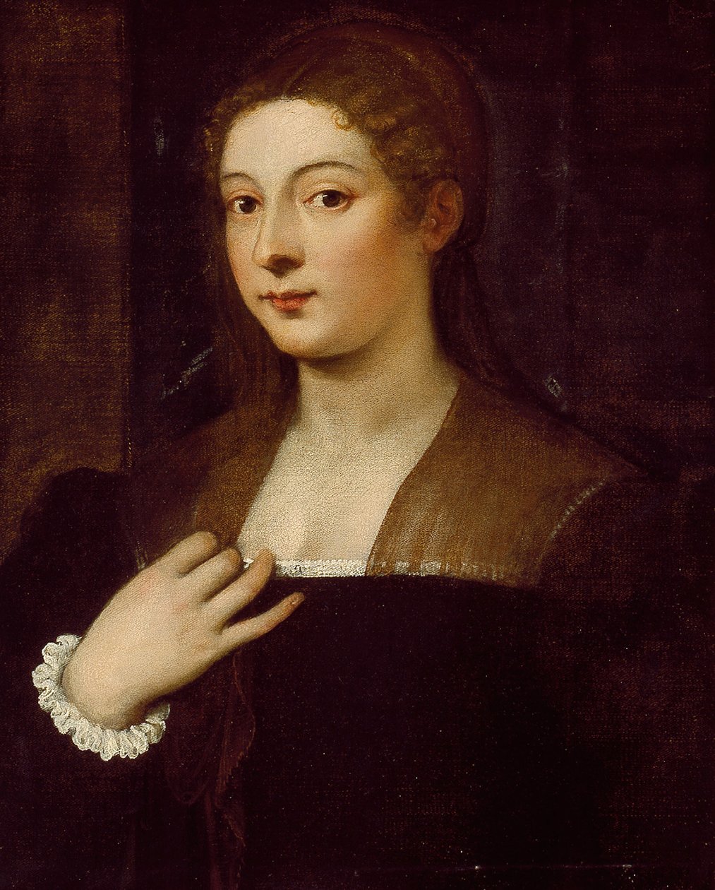 Portrett av en dame, ca. 153060. av Unbekannt