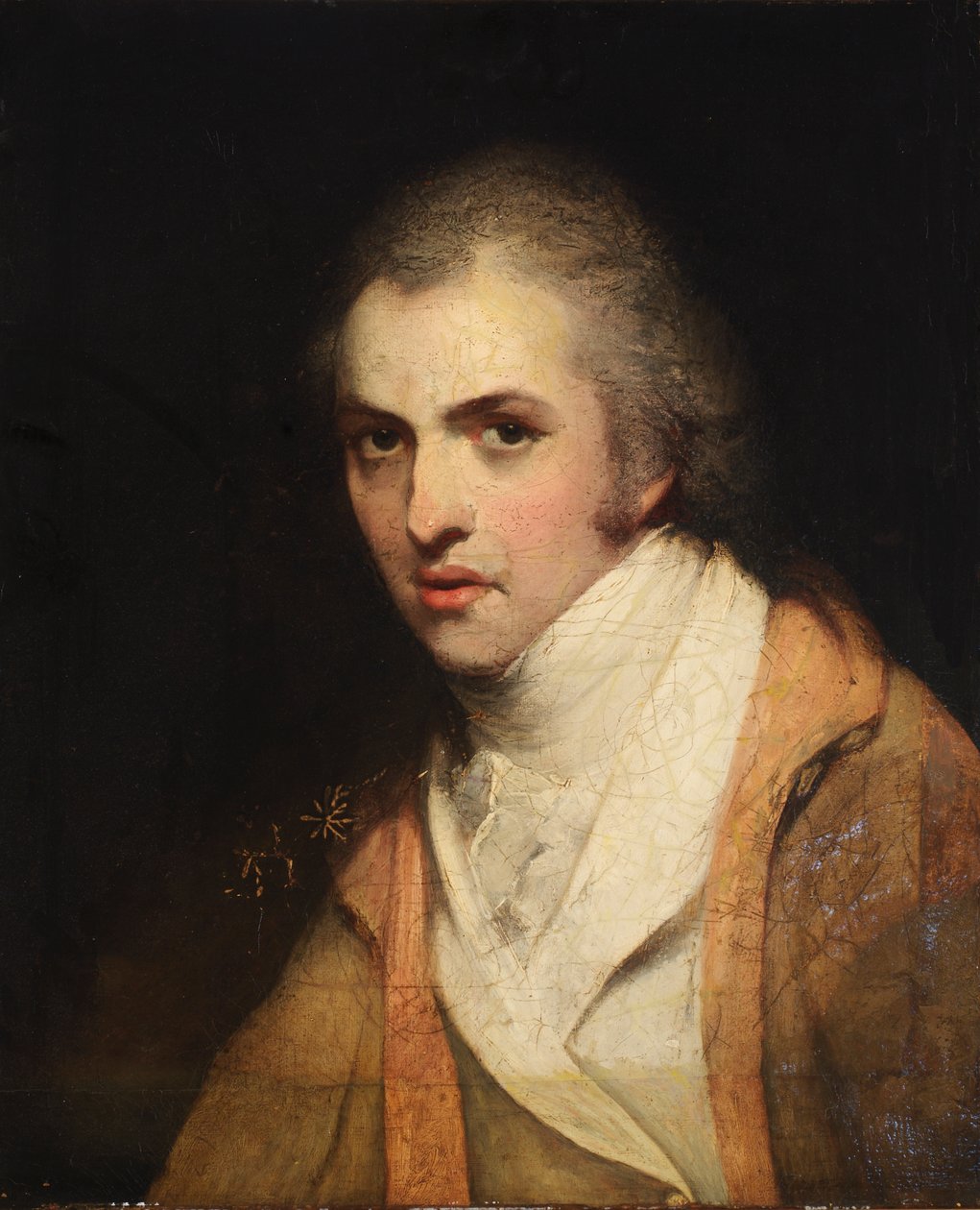 Portrett av en mann, 1700-tallet. av Unbekannt