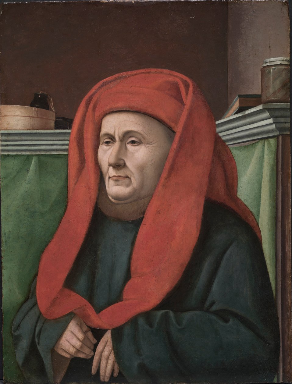 Portrett av en mann, ca. 1450. av Unbekannt