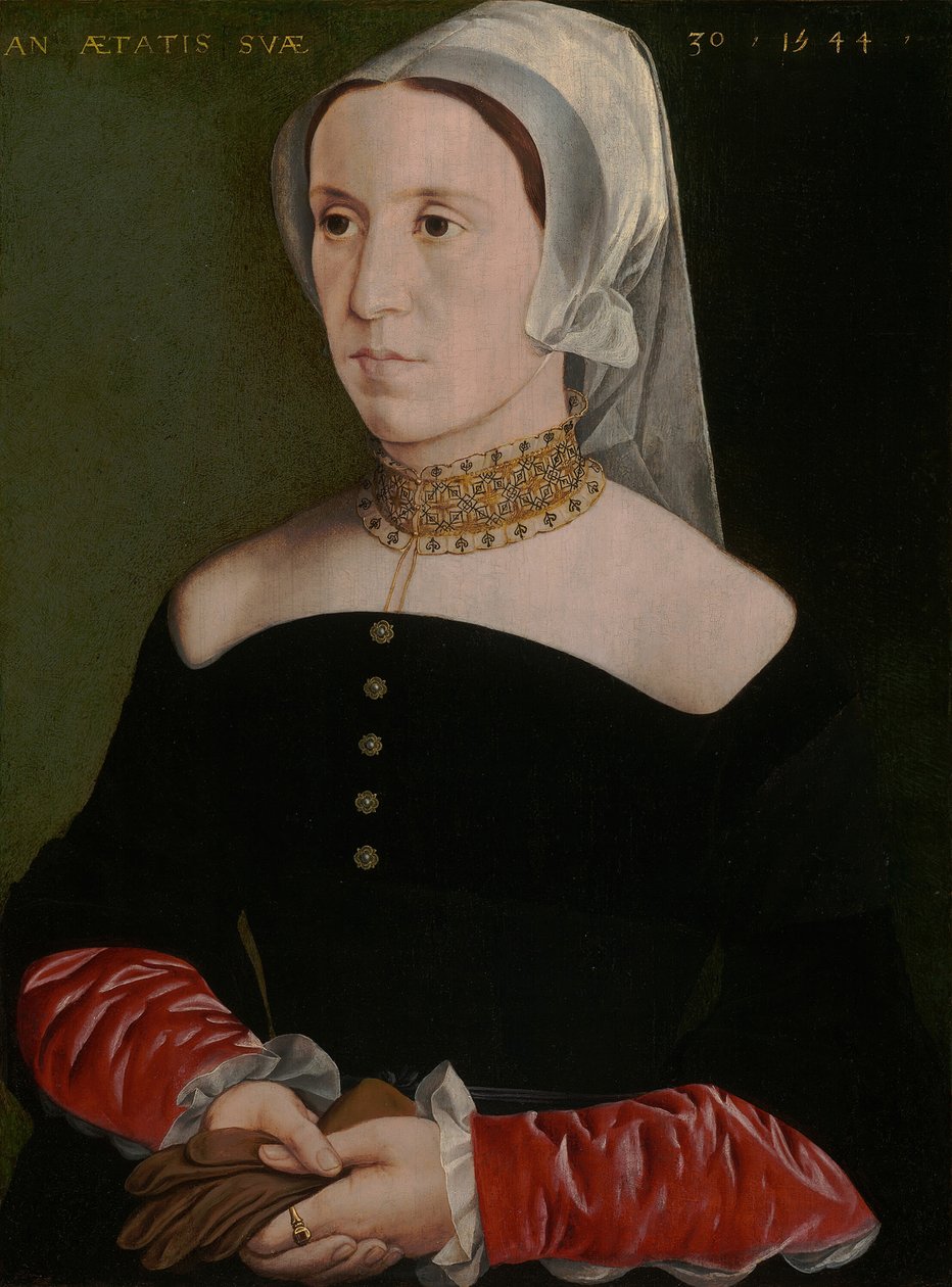 Portrett av en kvinne, 1544. av Unbekannt