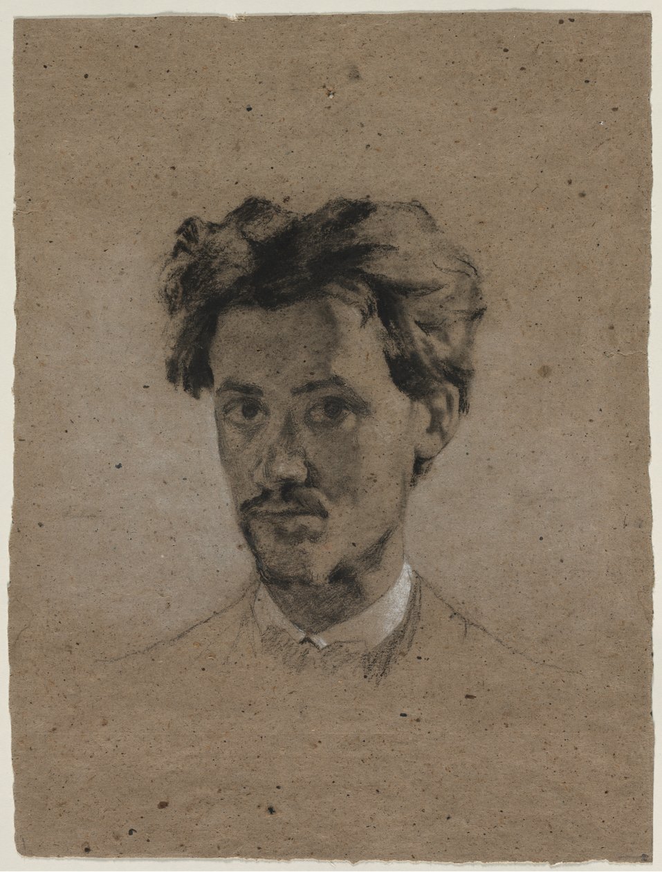 Portrett av en ung mann, ca. 1865-1875. av Unbekannt