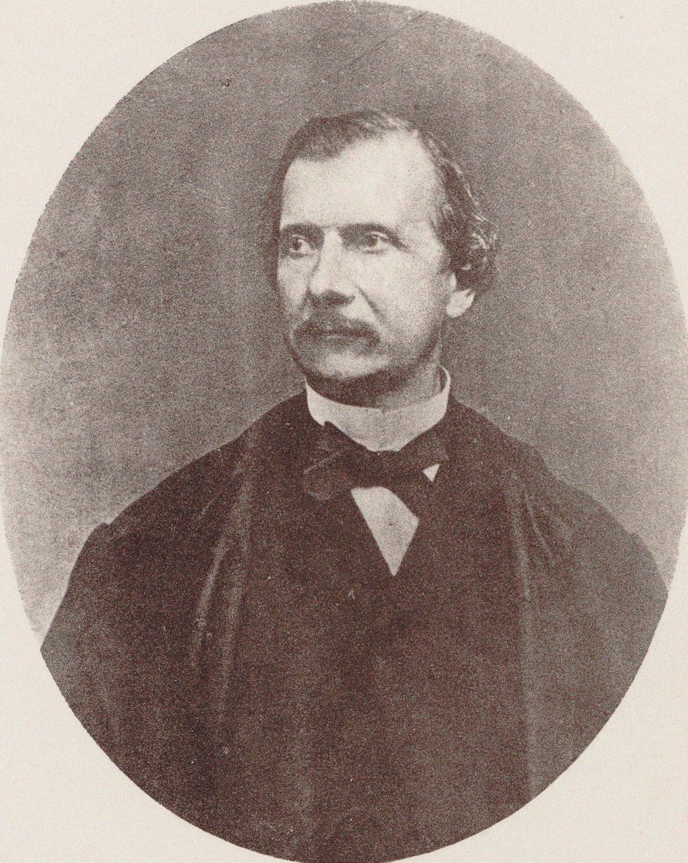 Portrett av komponisten Auguste Mermet 1810-1889. av Unbekannt