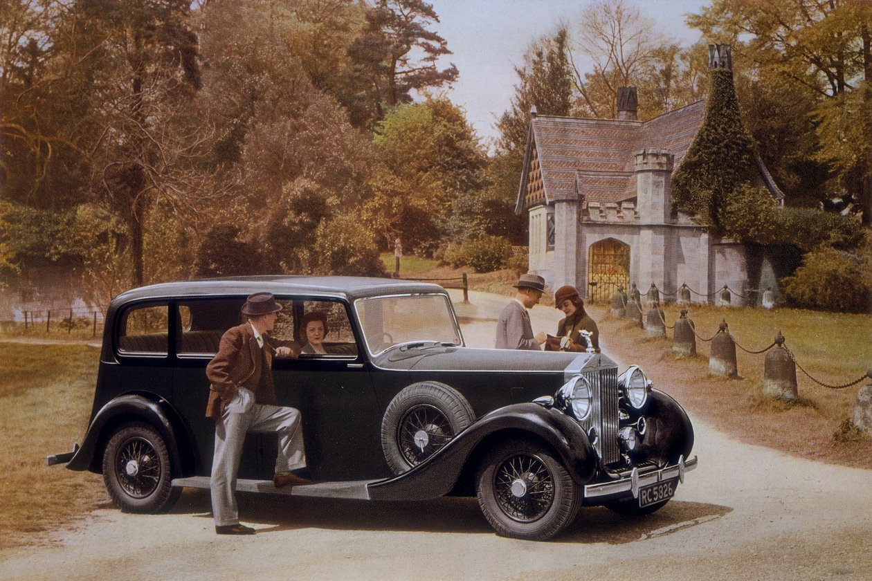 Plakat som annonserer Rolls-Royce-biler, 1939 av Unbekannt