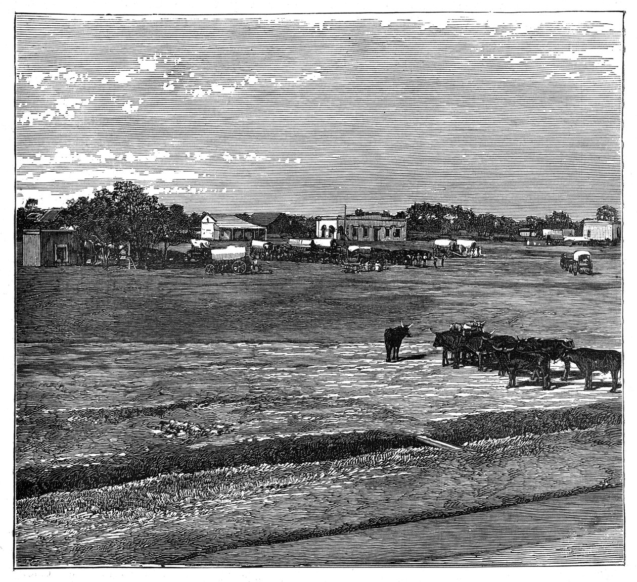 Potchefstroom, Transvaal, Sør-Afrika, ca 1890 av Unbekannt