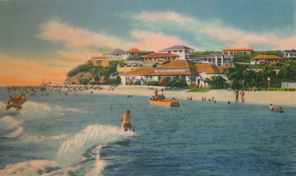 Pradomar Hotel. Beach Club og landutvikling, c1940-tallet av Unbekannt