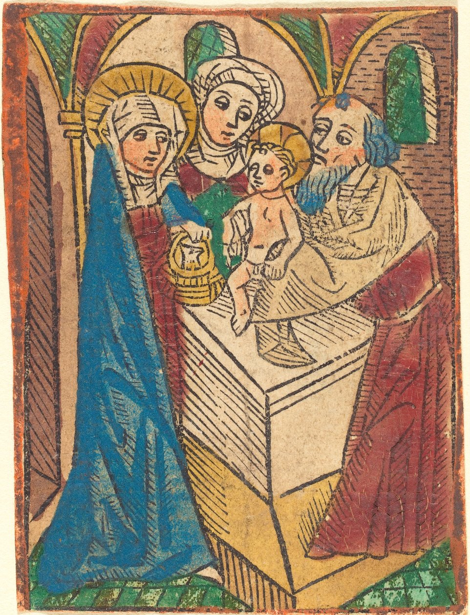 Presentasjon, c. 1490. av Unbekannt