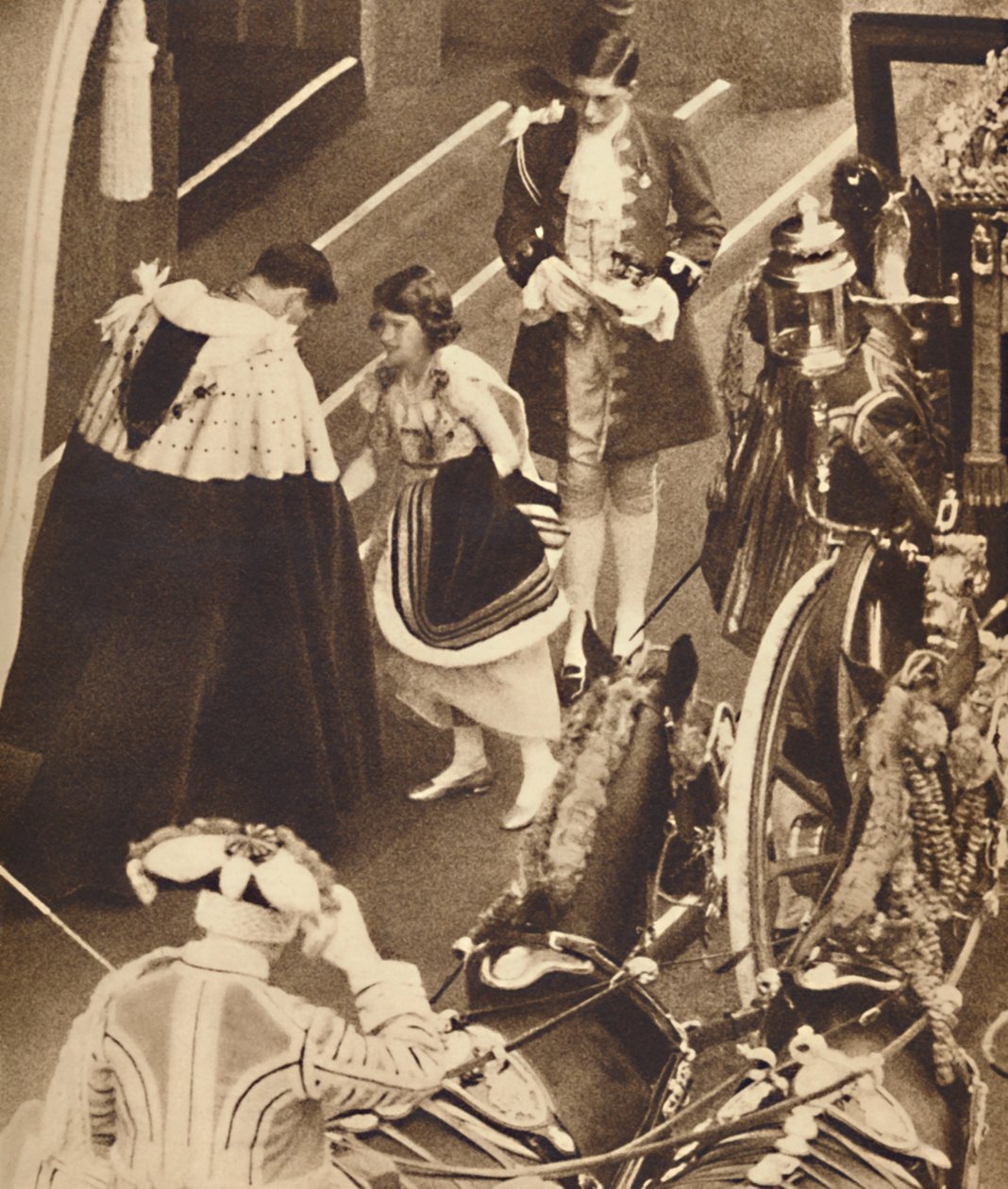 Prinsesse Elizabeth styrer toget, 12. mai 1937 av Unbekannt