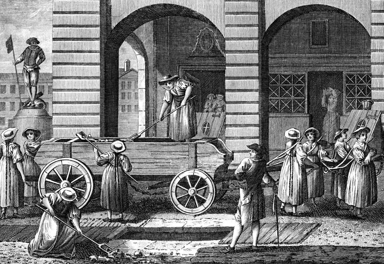 Straff av prostituerte i Sveits, 1700-tallet av Unbekannt