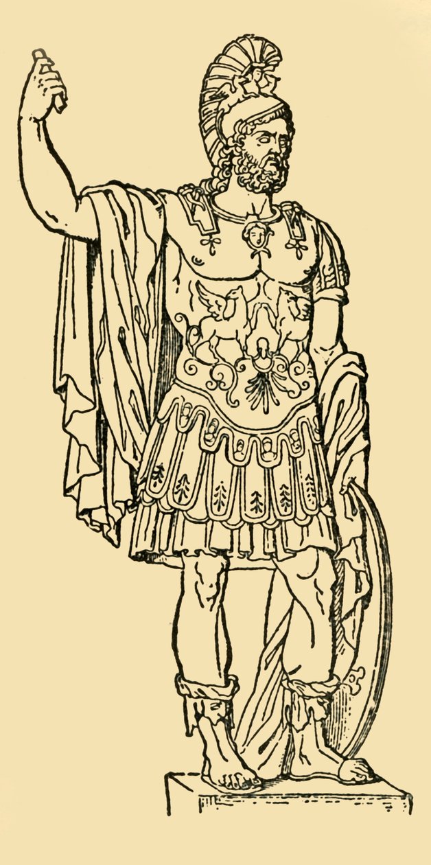 Pyrrhus, konge av Epirus, c1930. av Unbekannt