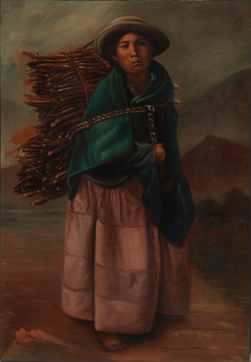 Quechua Girl, ca. 1890-1892. av Unbekannt