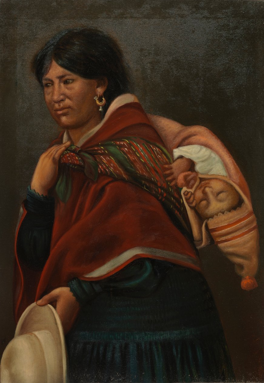 Quechua-mor, ca. 1890-1892. av Unbekannt