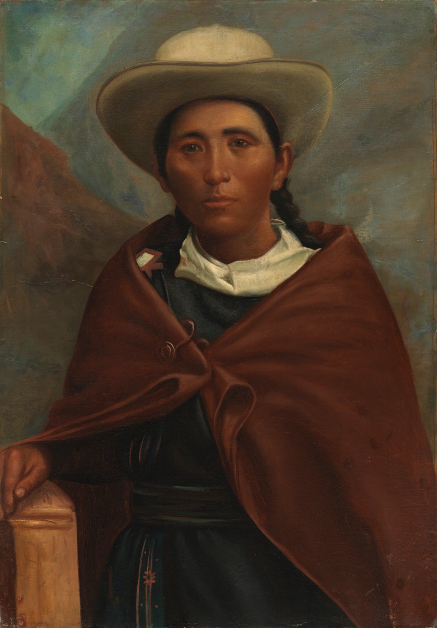 Kvinne fra Quechua, Rub. 1890-1892. av Unbekannt