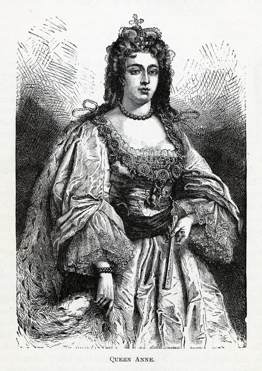 Dronning Anne, 1882 av Unbekannt