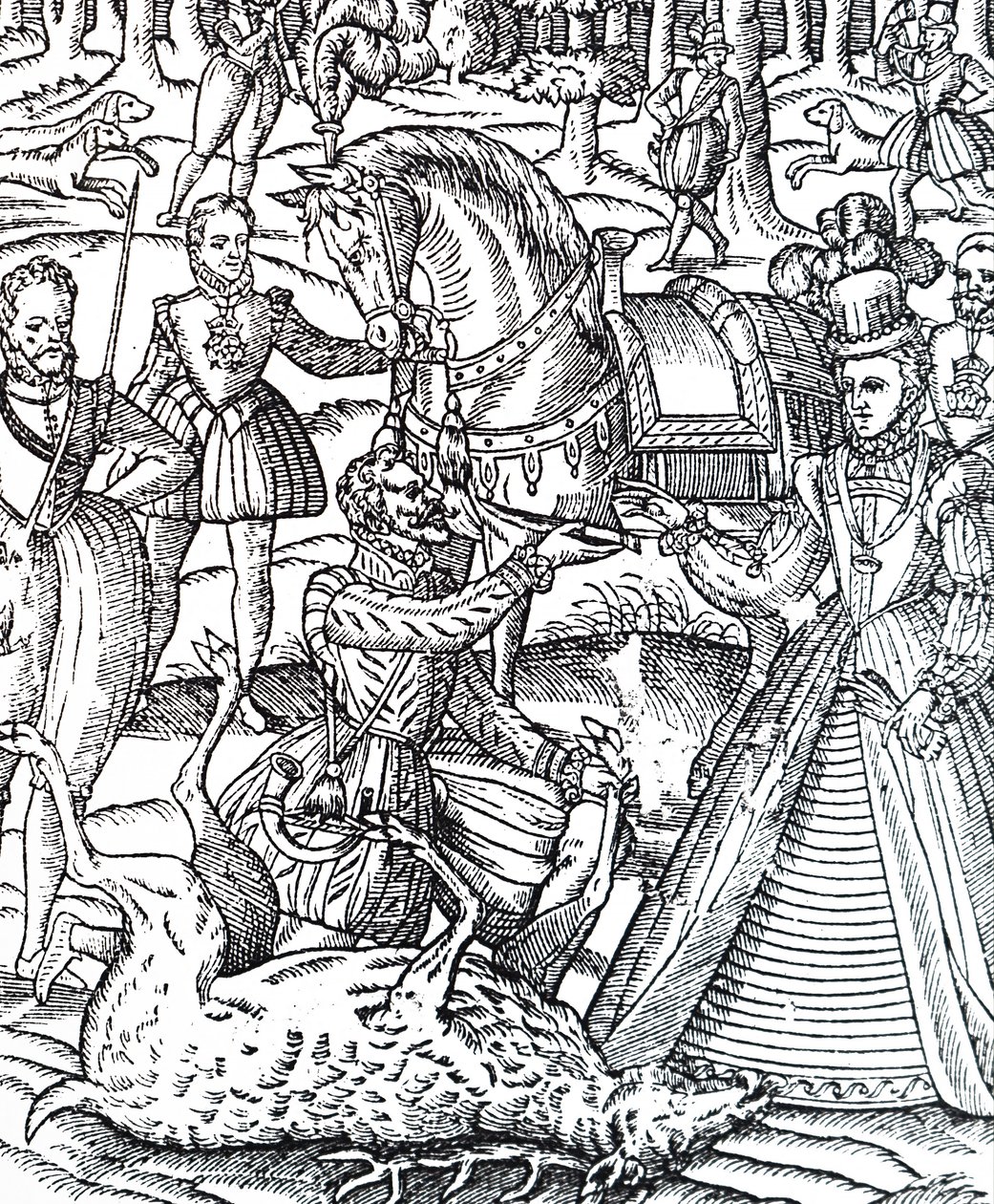Dronning Elizabeth I. av Unbekannt