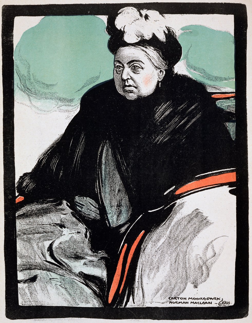 Dronning Victoria, 1901 av Unbekannt