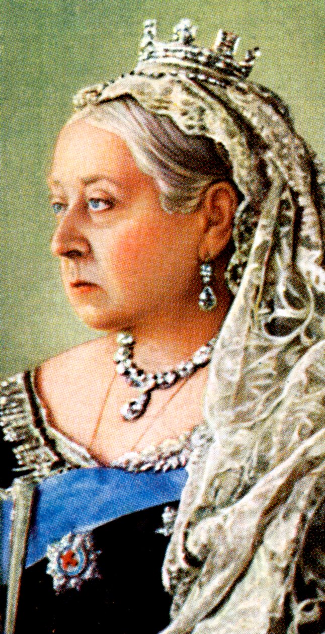 Dronning Victoria, sent på 1800-tallet av Unbekannt