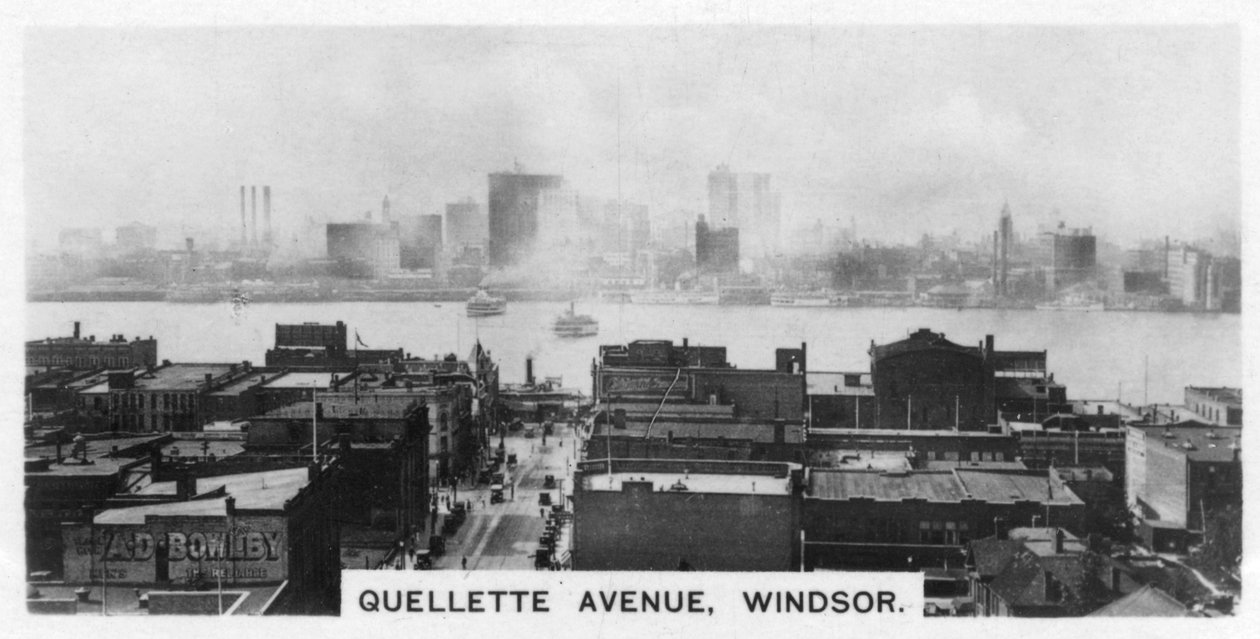 Quellette Avenue, Windsor, Ontario, Canada, ca. 1920-tallet av Unbekannt