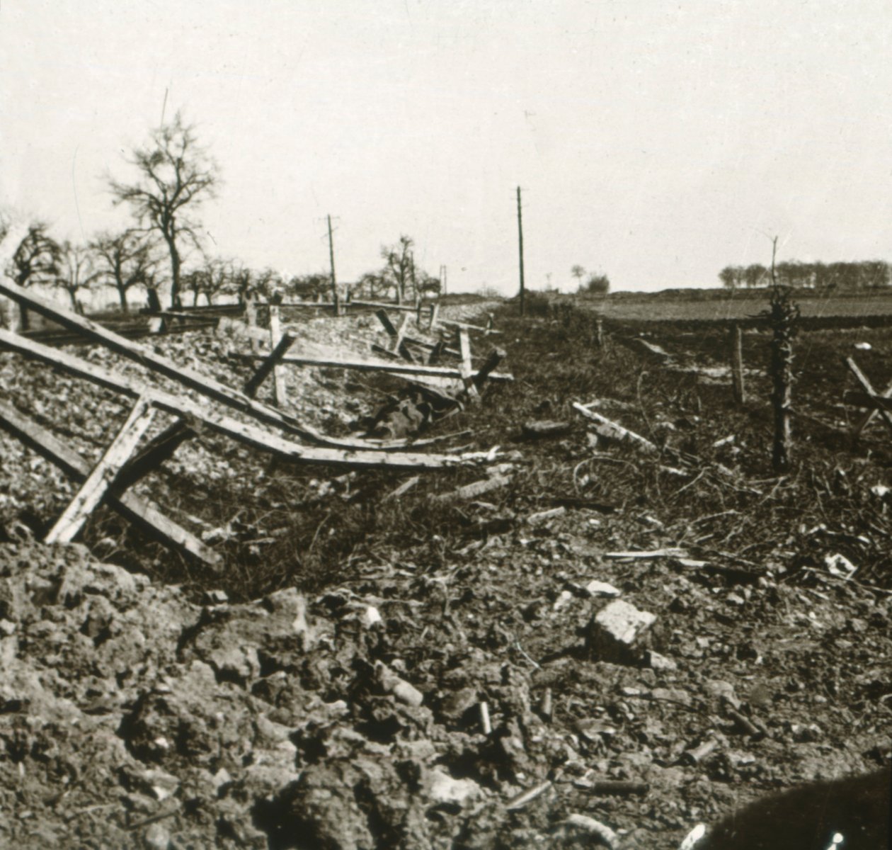 Jernbane, Somme, Nord-Frankrike, c1914-c1918 av Unbekannt