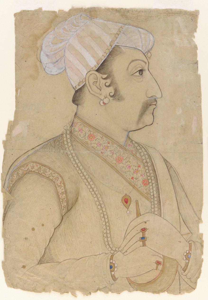 Raja Gaj Singh fra Marwar, 1600-tallet. av Unbekannt