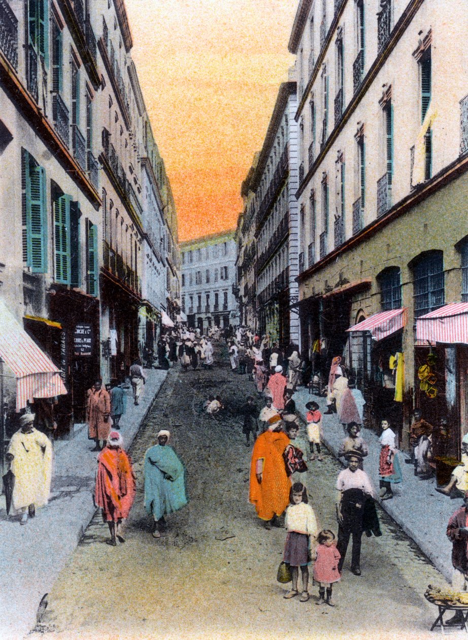 Random Street, Alger, Algerie, tidlig på 1900-tallet av Unbekannt