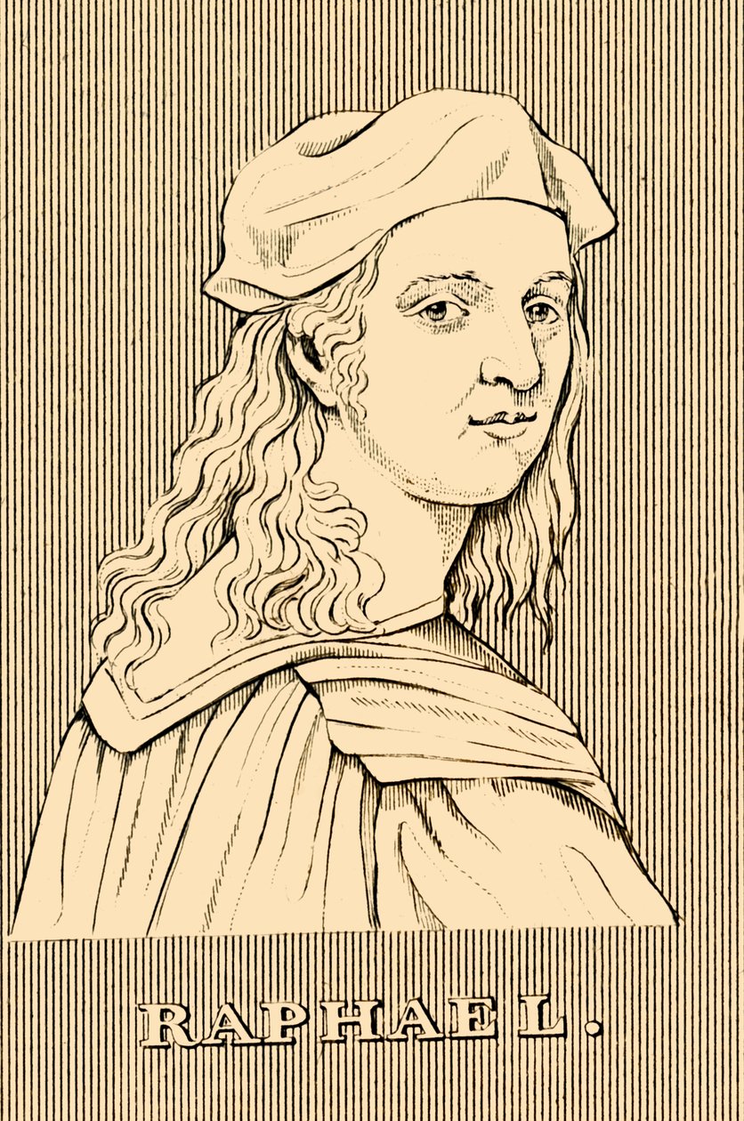 Raphael, 1483-1520,1830. av Unbekannt