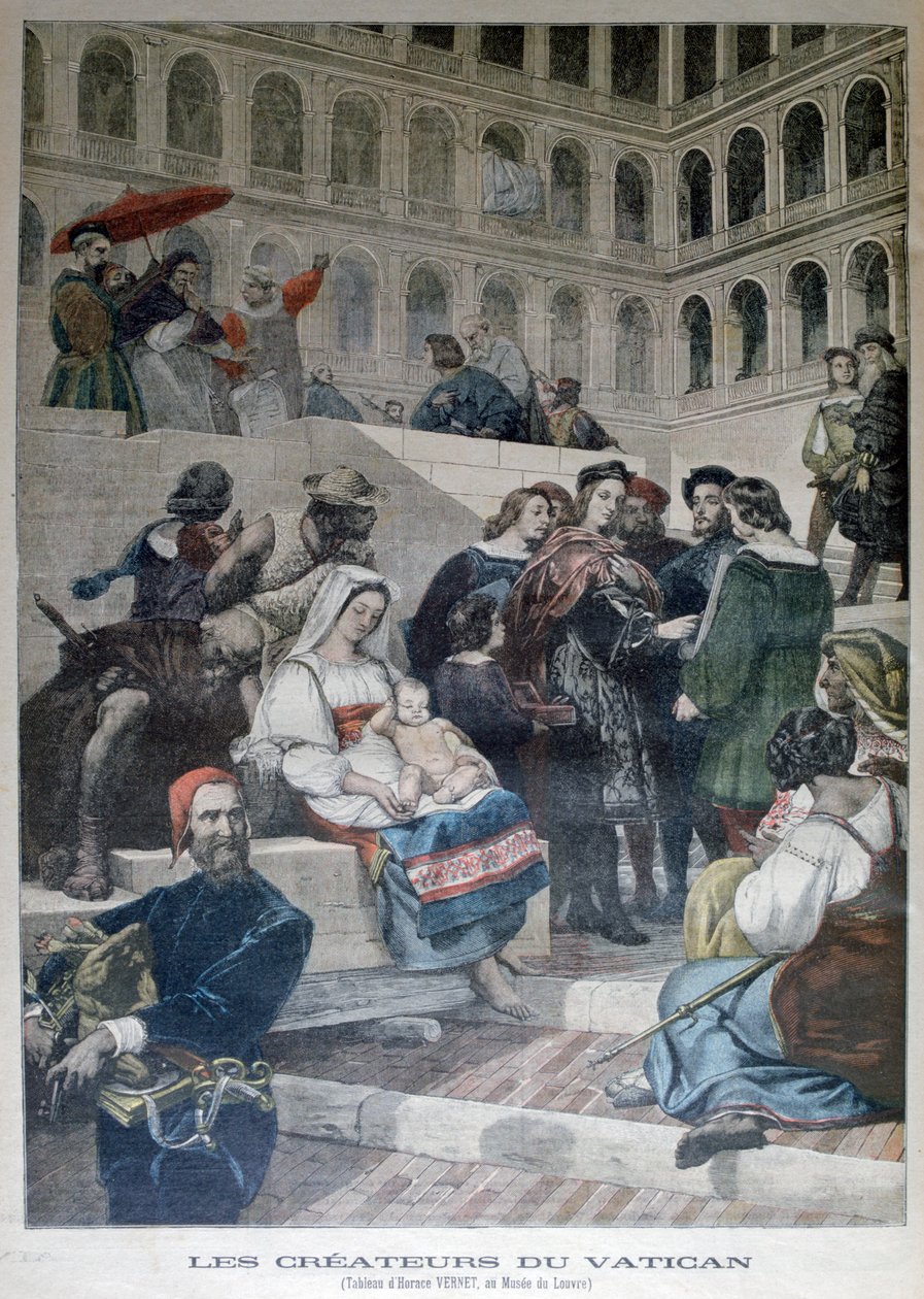 Raphael i Vatikanet, 1832, 1903 av Unbekannt
