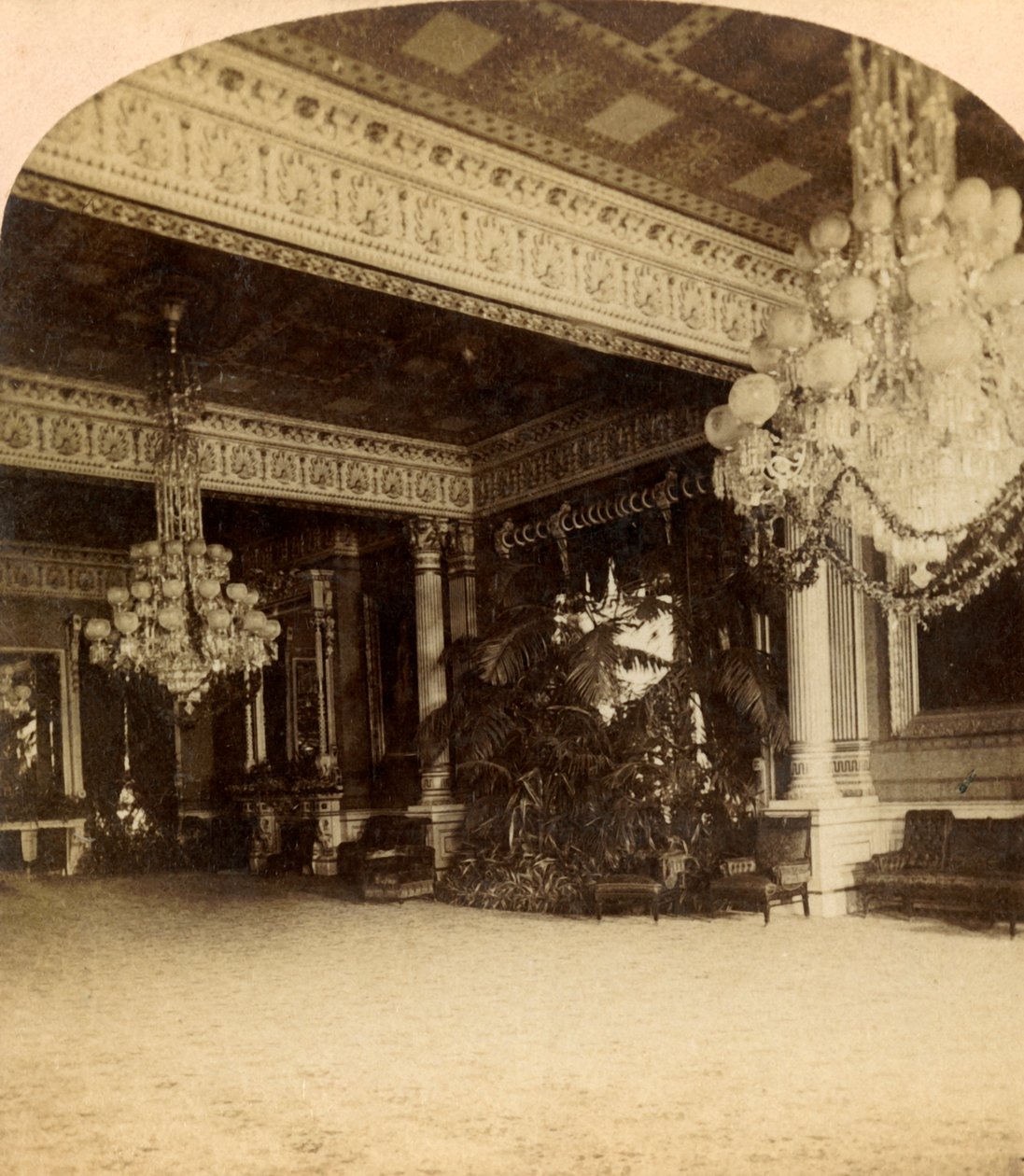 Mottaksrom, Det hvite hus, Washington, c1900. av Unbekannt