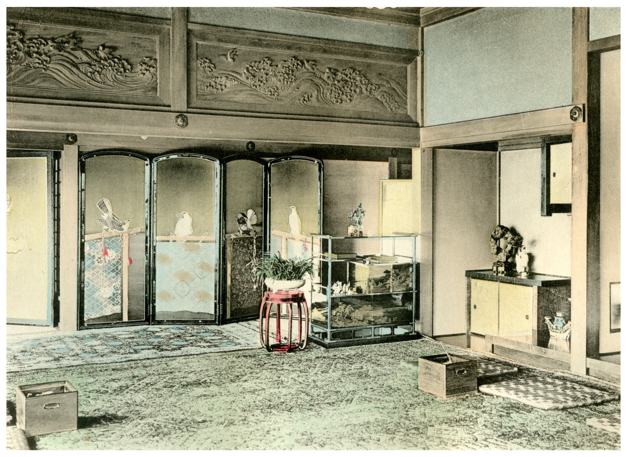 Mottaksrom i et japansk adelshus, 1904 av Unbekannt