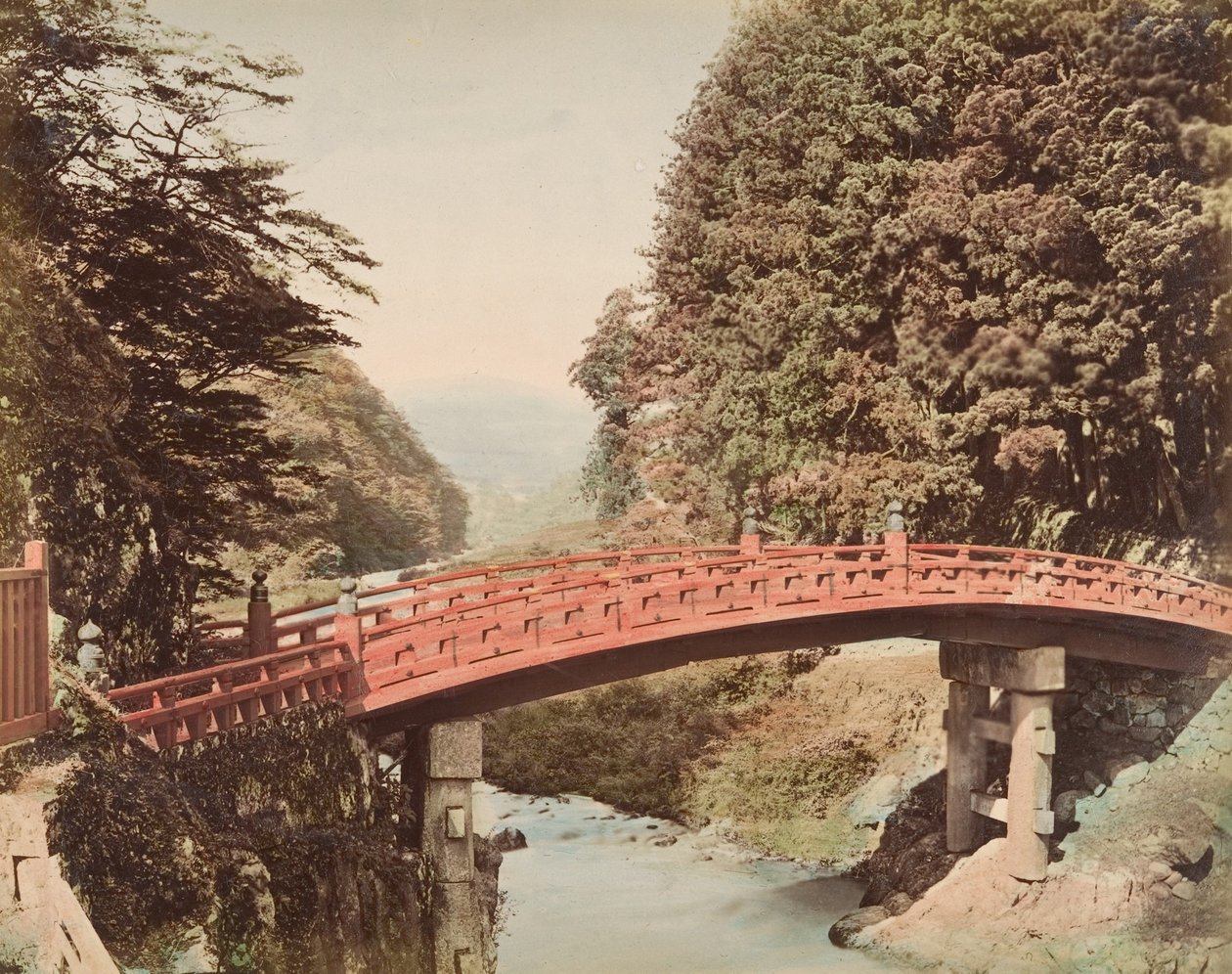 [Røde broen], 1870-tallet. av Unbekannt