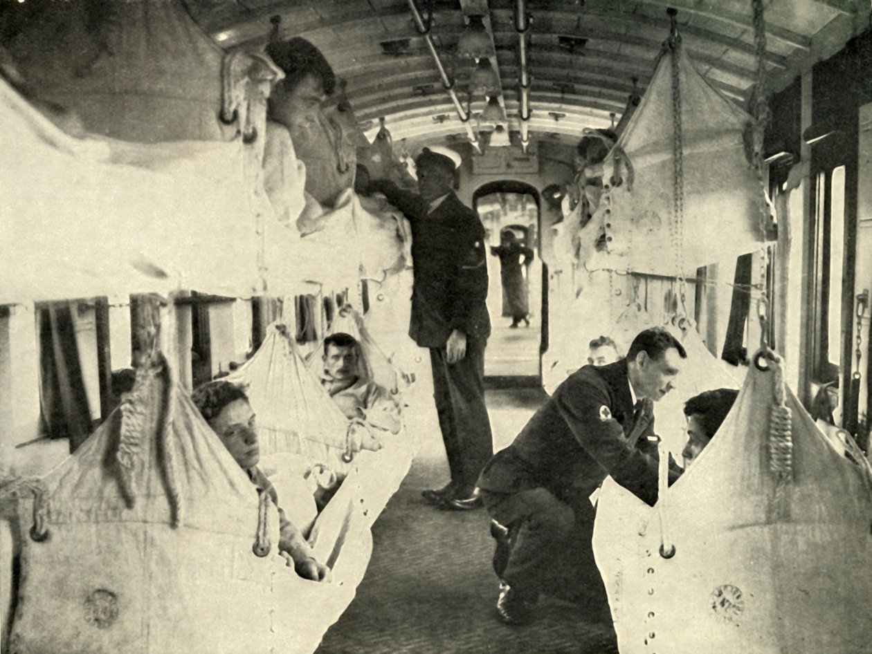 Røde Kors-tog, 1919. av Unbekannt