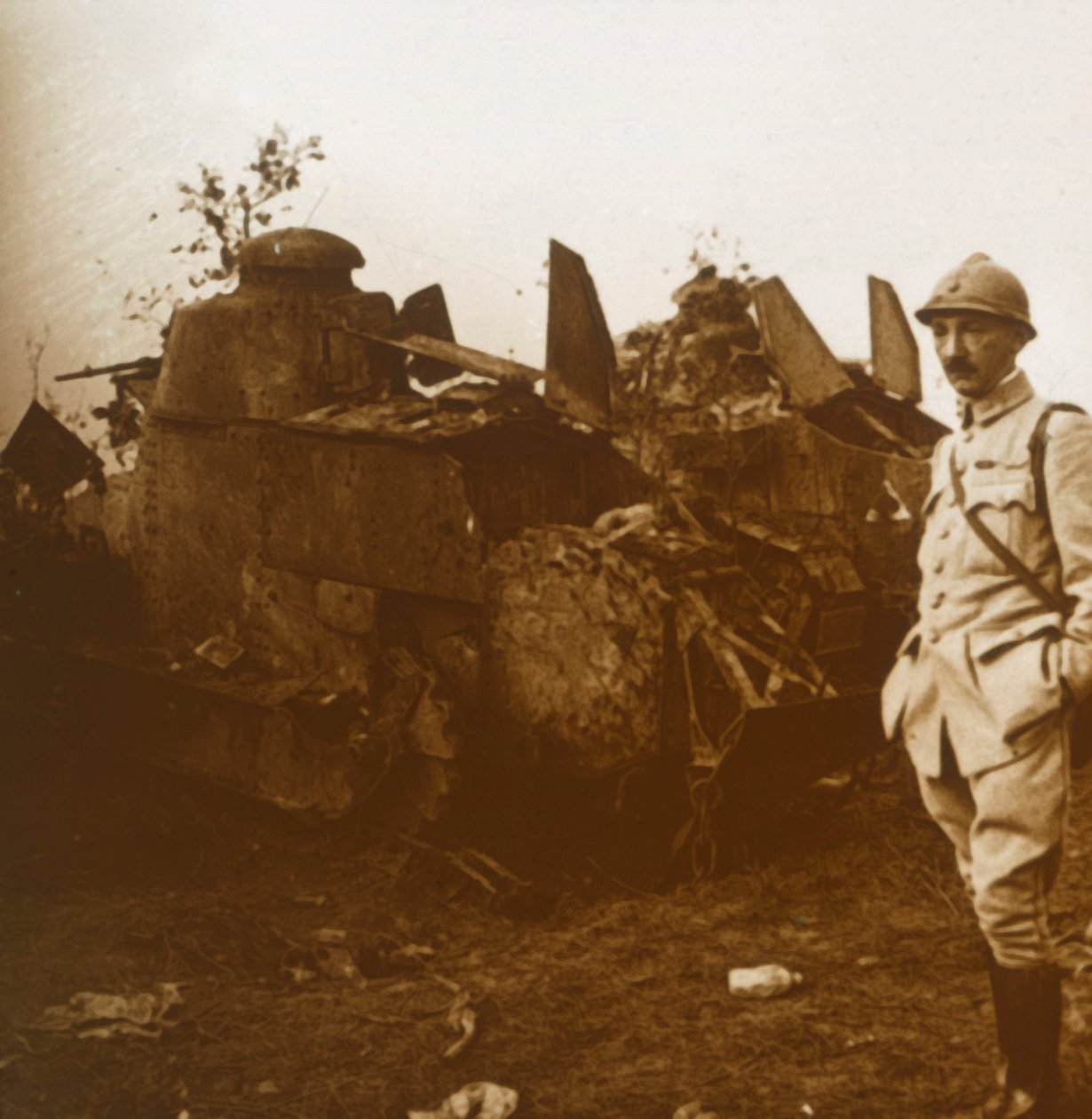 Renault tank, c1914-c1918 av Unbekannt