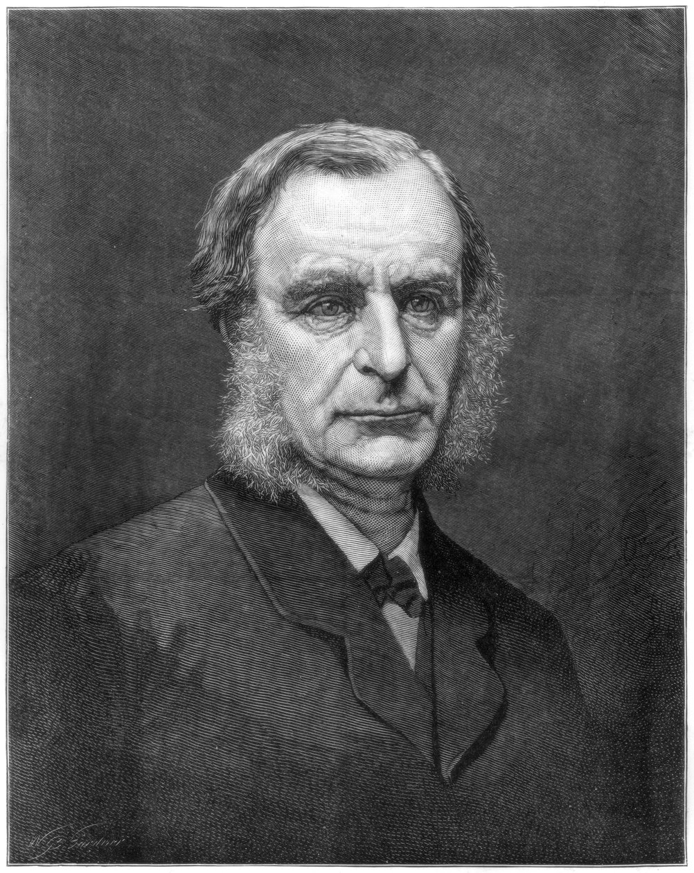 Pastor Charles Kingsley, engelsk geistlig og forfatter, 1875 av Unbekannt