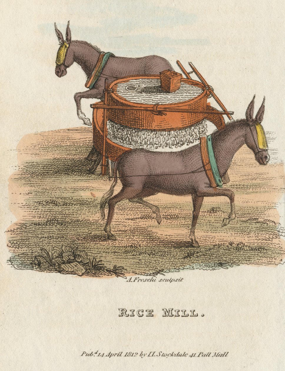 Rismølle, 1813 av Unbekannt